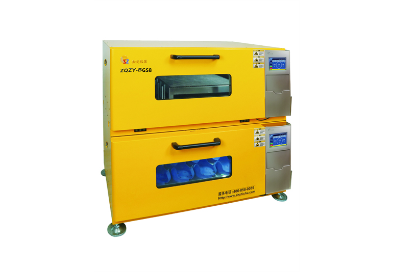 Shaker incubateur empilable avec ZQZY-CGS8 de banque de photosynthèse (306L)
